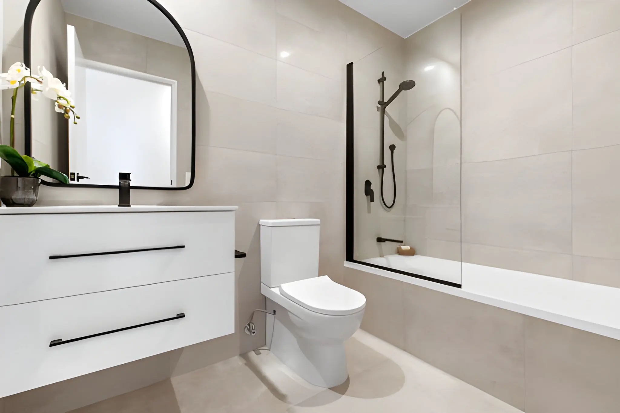 Bathroom renovation by BelRed Construction, professional bathroom contractor Bellevue